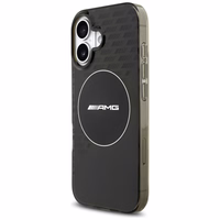 AMG Nauble Layer caurspīdīgs dūmakains MagSafe apvalks iPhone 17 - melns