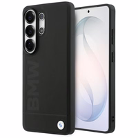 BMW Leather Hot Stamp MagSafe Maciņš for Samsung Galaxy S26 Ultra - melns