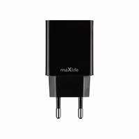 Maxlife MXTC-11 lādētājs 1x USB-A 2,1A melns