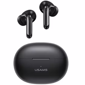 USAMS Austiņas Bluetooth 5.3 TWS X-Don Series Dual mic ENC bezvadu melns BHUXD01 (SAMS-XD18)