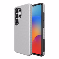 Perfekcionistu trīsstūra korpuss Samsung S938 S25 Ultra sudraba krāsā