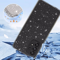 Crystal Glitter viedtālruņa apvalks Samsung Galaxy A23 4G/5G sudraba