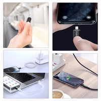 Wozinsky WALC-01 Lightning uz USB-C adapteris – melns