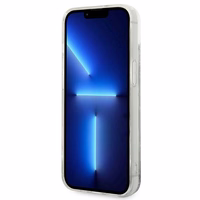 Karl Lagerfeld KLHCP14MLMNMS iPhone 14 Plus 6.7 "cietais apvalks sudraba / sudraba Šķidrais Spīdumu Monogramma