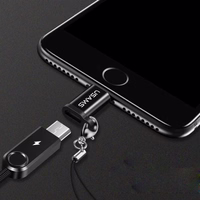 USAMS Adapter microUSB-lightningar siksniņu melns SJ152ML01 (US-SJ152)