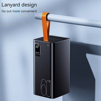 External akumulators Power Bank Reach RR-H40B 22.5W 60000mAh melns