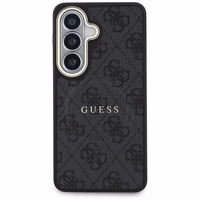 Guess maciņš 4G Embossed Ring MagSafe for Samsung Galaxy S26 melns