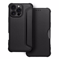 Viedtālruņa apvalks RAZOR Book IPHONE 16 Pro Max melns
