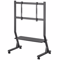 Techly Floor Stand with Shelf for 45-90" LCD/LED/Plasma TV