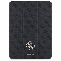 Guess GUFC11RM24PS4SGK iPad Air 11" 2024 melns/melns Magnētiskais 4G Liels Logotips