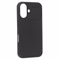 Tel Protect Carbon Elite maciņš iPhone 16 melns