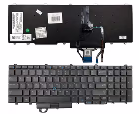 Dell tastatūra priekš Latitude E5550, 5580 / Precision 15 7510, 3510 / Precision 17 7710