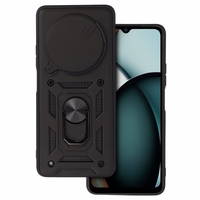 Slide Camera Armor viedtālruņa apvalks Xiaomi Redmi A3 Pro melns