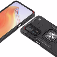 Wozinsky gredzena bruņu hibrīda apvalks + magnētiskais turētājs Mi Poco M4 Pro 5G / Redmi Note 11 5G (China) / Redmi Note 11T 5G / Redmi Note 11S 5G melns