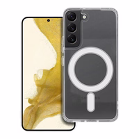CLEAR MAG COVER magnētiskais viedtālruņa apvalks, saderīgs ar MagSafe, paredzēts SAMSUNG S22, caurspīdīgs