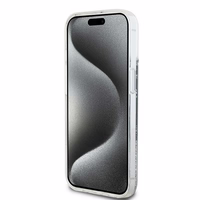 DKNY viedtālruņa apvalks iPhone 15 6,1" HC DKHCP15SLBNAEK melns HC šķidrie spīdumi ar arku logotipu