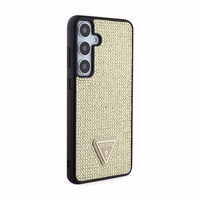 Guess Rhinestone Triangle viedtālruņa apvalks Samsung Galaxy S24+ - zelta
