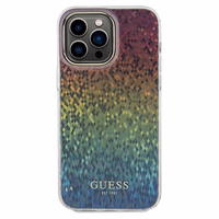 Guess IML Faceted Mirror Disco Iridescent viedtālruņa apvalks iPhone 13 Pro Max - vairākrāsains
