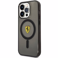 Ferrari FEHMP14LUKK iPhone 14 Pro 6.1" melns/melns cietais apvalks Translucent Magnētiskais