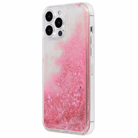 Viedtālruņa apvalks Liquid Heart Iphone 11 Pro rozā zelta krāsas