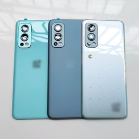 Aizmugurējais vāciņš Saderīgs ar OnePlus Nord 2 / Pelēks Sierra / (ar camera lens) HQ