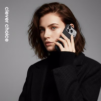 Crong Color Cover Magnetic - maciņš MagSafe iPhone 17 Pro (melns)