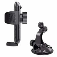 Blavec automašīnas turētājs BH-19 priekšējā stikla / paneļa (BH19-WSB) melns