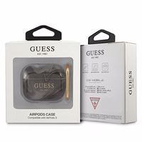 Guess GUA3UNMK AirPods 3 apvalks melns/melns Marble Collection