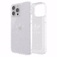 Adidas OR aizsargstikls ar spīdumiem iPhone 13 Pro Max - caurspīdīgs sudrabs