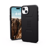 UAG Civilian MagSafe viedtālruņa apvalks priekš iPhone 15 Plus - melns