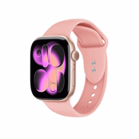 Crong Liquid - Apple Watch siksniņa 38/40/41/42mm (Salmon)