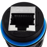 Techly IWP-MD C6-IP68T cable gender changer RJ-45 melns