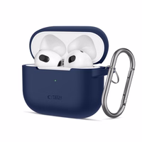 Tech-Protect silikona apvalks austiņām Apple AirPods 3 - zils