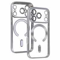 Metālisks Magsafe maciņš iPhone 17 Pro sudrabs