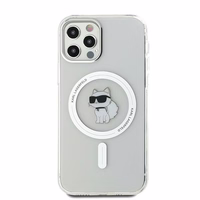 Karl Lagerfeld IML Choupette MagSafe apvalks iPhone 12 / 12 Pro - caurspīdīgs