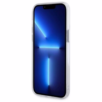 Karl Lagerfeld IML Metāla Choupette galva MagSafe apvalks iPhone 14 Pro Max - balts