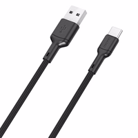 Dudao L9T 5A USB-A - USB-C kabelis 1m - melns