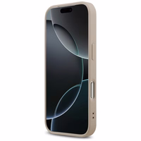 Guess 4G Ring Classic Logo MagSafe futrālis iPhone 17 Pro - Rozā krāsā