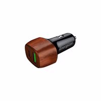 Energizer Ultimate - USB-C & USB-A 38W PD + QC3.0 auto lādētājs (WALNUT)