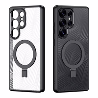 DUX DUCIS AIMO MAG viedtālruņa apvalks saderīgs ar MagSafe SAMSUNG S25 Ultra melns