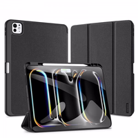 Phone Maciņš Dux Ducis "Domo" priekš Samsung X920/X926 (Tab S10 Ultra) X910/X916 (Tab S9 Ultra) X900/X906 (Tab S8 Ultra) Melns