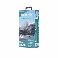 Automašīnas lādētājs-turētājs magnētiskais Remax RM-C01 MagSafe 15W melns