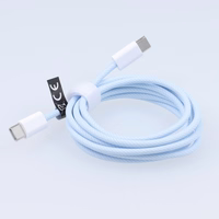 Kabelis Type C uz Type C PD QC3.0 3A 60W C263 1,5 m zils