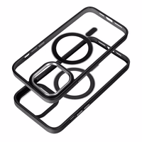 COLOR EDGE MAG COVER magnētiskais viedtālruņa apvalks, savietojams ar MagSafe, paredzēts IPHONE 16e (SE 4 2025), melns