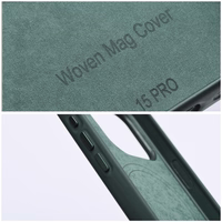 WOVEN MAG COVER vāciņš saderīgs ar MagSafe IPHONE 13 Pro Max - zaļš