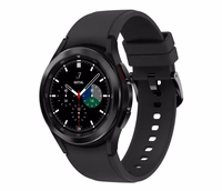 [OUTLET] Samsung Galaxy Watch 4 Classic 46mm BT R890N melns ar gumijas siksniņu melns B klase