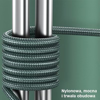 USAMS Kabelis pīts U55 2A micro USB zaļš 1m SJ450USB02 (US-SJ450)