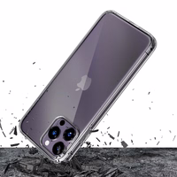 iPhone 14 Pro silikona apvalks no 3mk Clear Case sērijas - caurspīdīgs