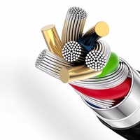 Dudao L3ST USB-A - USB-C 5A 1.2m pīts kabelis - melns