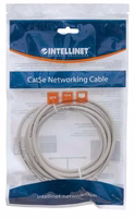Intellinet Network Patch Cable, Cat5e, 3m, pelēks, CCA, U/UTP, PVC, RJ45, zelta Plated Contacts, Snagless, Booted, Lifetime Warranty